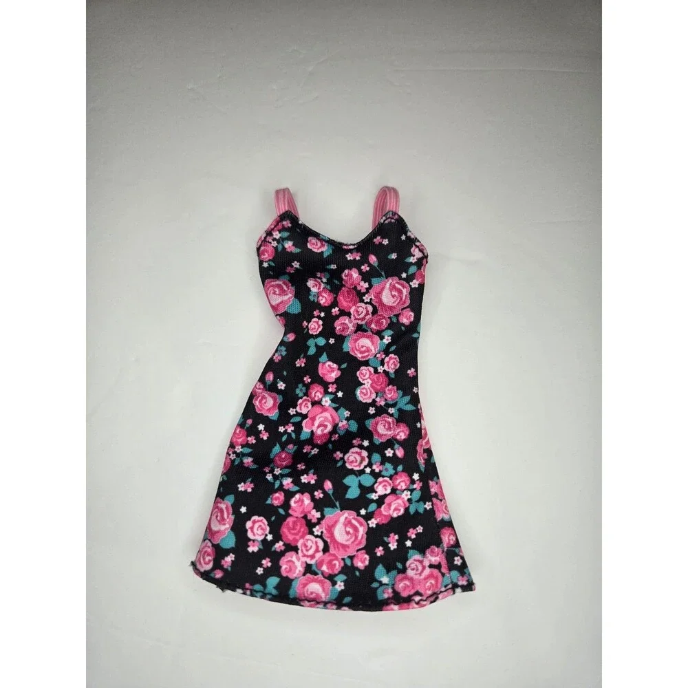 Barbie Doll Clothes Summer Dress Straps Flower Design Fashion